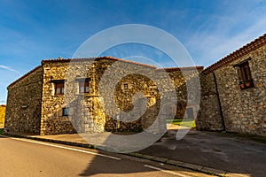 Strong house of the Colombres or Pedroso Palace in Asturias. photo