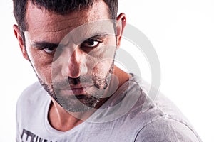 Strong looking young man