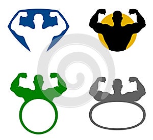 Strong man emblem