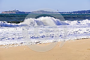 Strong surf, Half Moon Bay, California