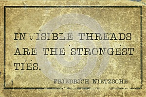 Strong ties Nietzsche