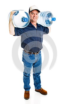 Strong Water Delivery Man