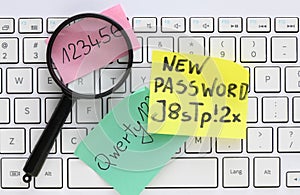 Strong and weak password. Time to change the access password