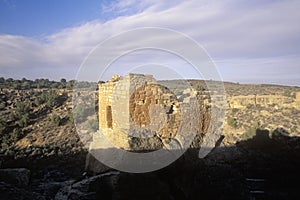 The Stronghold House at Hovenweep National Monument Indian ruins, UT