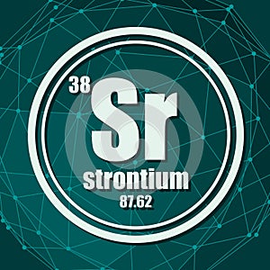 Strontium chemical element.