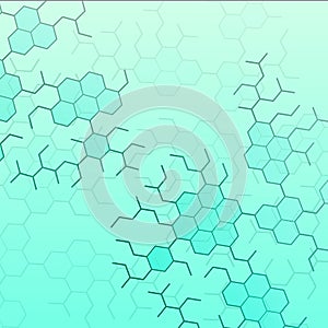 Structural chemical formulas of basic neurotransmitters, 2d , eps 8