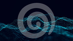 Structural connection of information. Data transfer in network connection. Abstract data background. 3D rendering