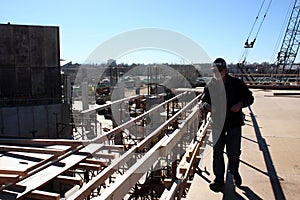 Structural foreman on decking