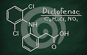 Structural model of Diclofenac