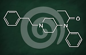 Structural model of Fentanyl