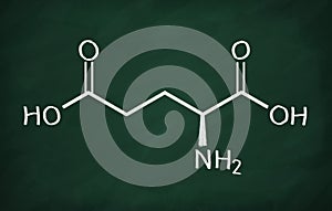 Structural model of Glutamic Acid