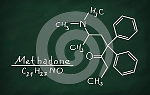 Structural model of Methadone