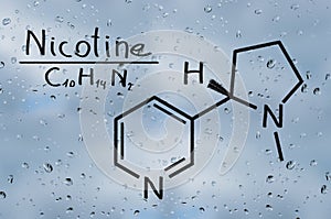 Structural model of Nicotine