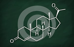 Structural model of Progesterone