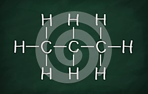 Structural model of Propane