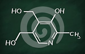 Structural model of Vitamin B6 photo