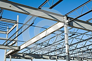 Structural steel construction photo