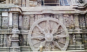 Structure in ancient Konark Temple