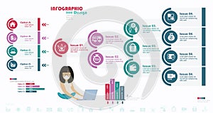 Structure of the company. Business hierarchy organogram chart infographics. Corporate organizational structure graphic elements.