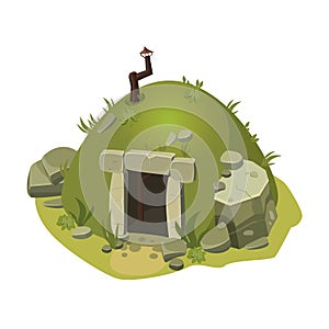 The structure for computer games, home, building