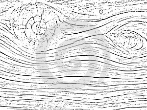 Structure of cracks of wood background