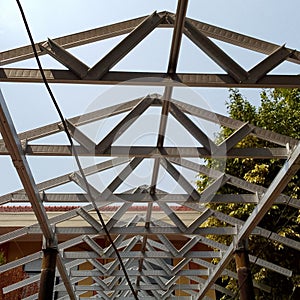 Structure frame at roof tile metode