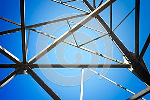 Structure geometric of framework photo