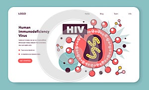 The structure of the human immunodeficiency virus. Blood disease