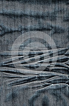 Structure of a jeans fabric