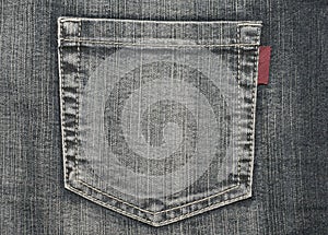 Structure of jeans (pocket)