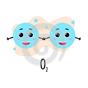 Structure of oxygen molecule