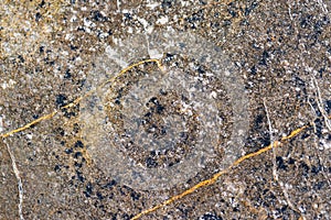 Structure of rockface