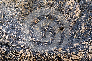 Structure of rockface