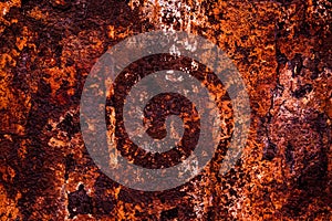 Structure of rusty iron tubes