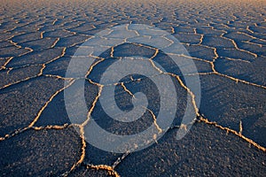 Structure on Salar de Uyuni, salt lake, Bolivia