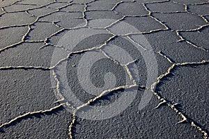 Structure on Salar de Uyuni, salt lake, Bolivia