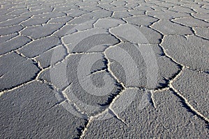 Structure on Salar de Uyuni, salt lake, Bolivia