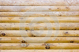 Structure of a wooden wall