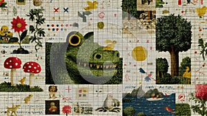 Puzzle Wallpaper: Abstract Pattern Variation 19