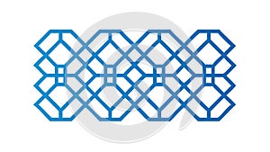 Structured Geometric Lattice: Modern Abstract Pattern, vector design Generative AI