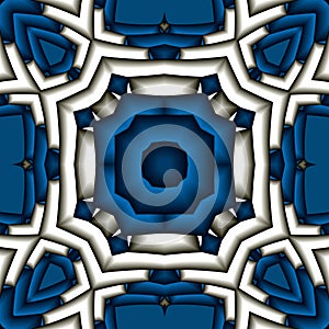 Structured mandala photo