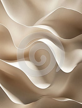 Structured minimalistic pattern of abstract layered shadows creating depth in neutral tones