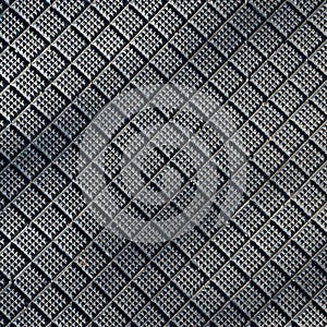 Structured plastic surface