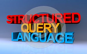 structured query language on blue