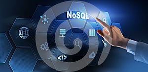 Structured Query Language. Database Technology Concept. NoSQL.