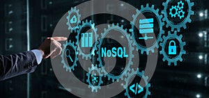 Structured Query Language. Database Technology Concept. NoSQL