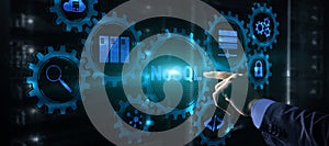 Structured Query Language. Database Technology Concept. NoSQL