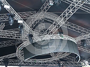 Structures of stage illumination lights