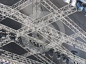 Structures of stage illumination lights equipment