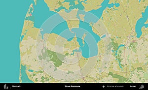 Struer Kommune, Denmark. Topographic Humanitarian